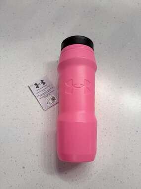 Under Armour UA70670 Sideline 24oz Squeeze Water Bottle Pink